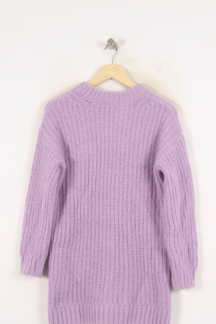 Robe Pull Violette - Taille XS/34 de la marque Sézane | PARAD80787 - Vendu par Paradigme - Image 4