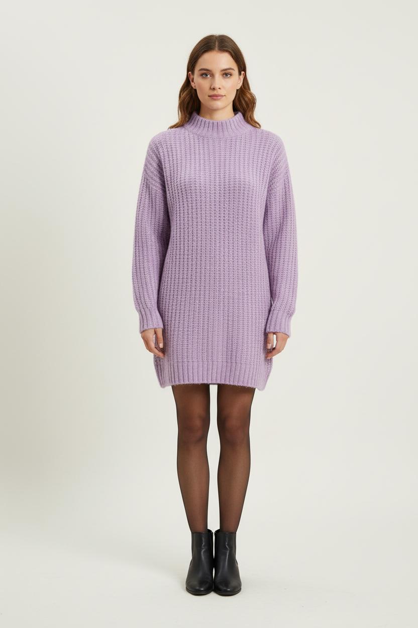 Robe Pull Violette - Taille XS/34 de la marque Sézane | PARAD80787 - Vendu par Paradigme - Image 1