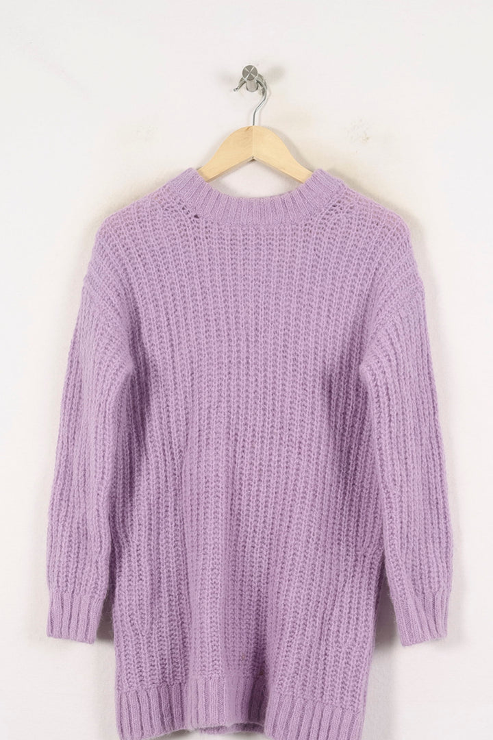 Robe Pull Violette - Taille XS/34 de la marque Sézane | PARAD80787 - Vendu par Paradigme - Image 2