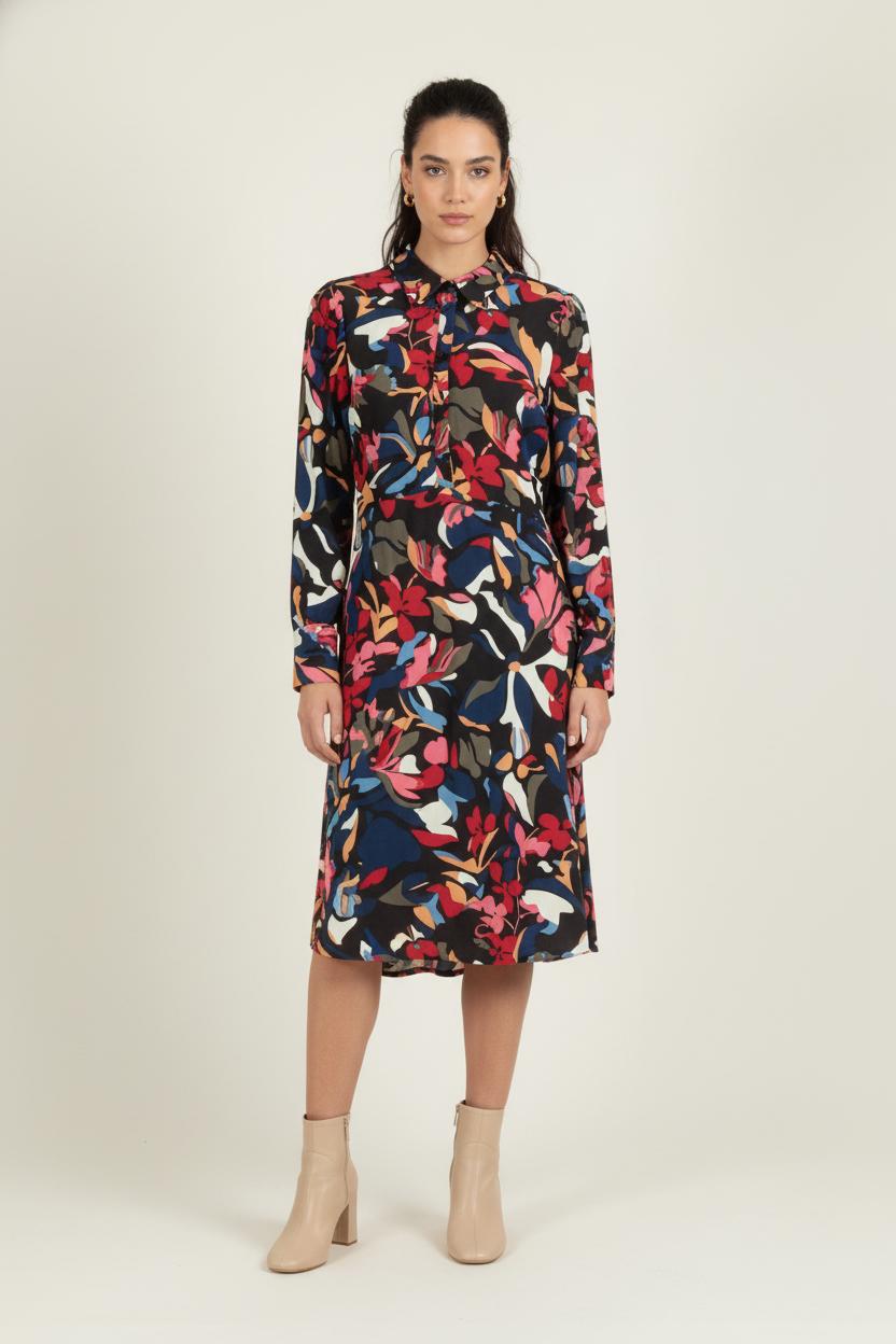 Robe Midi Multicolore - Taille S/36 de la marque ba&sh | PARAD80790 - Vendu par Paradigme - Image 1