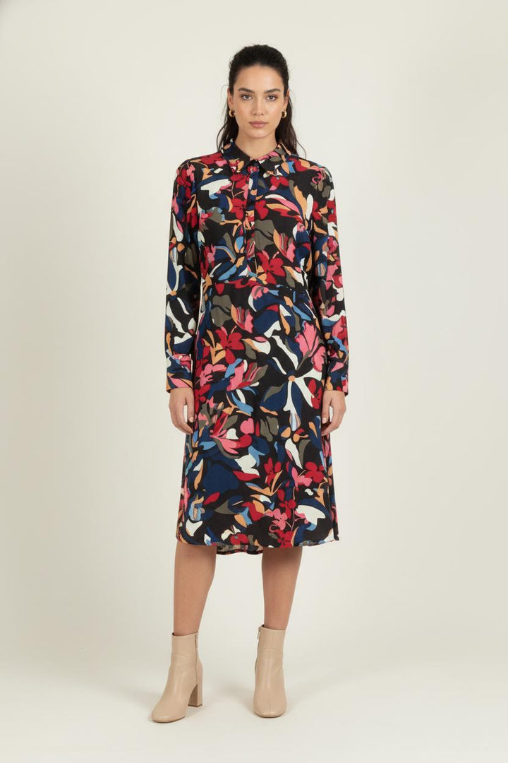 Robe Midi Multicolore - Taille S/36 de la marque ba&sh | PARAD80790 - Vendu par Paradigme - Image 1