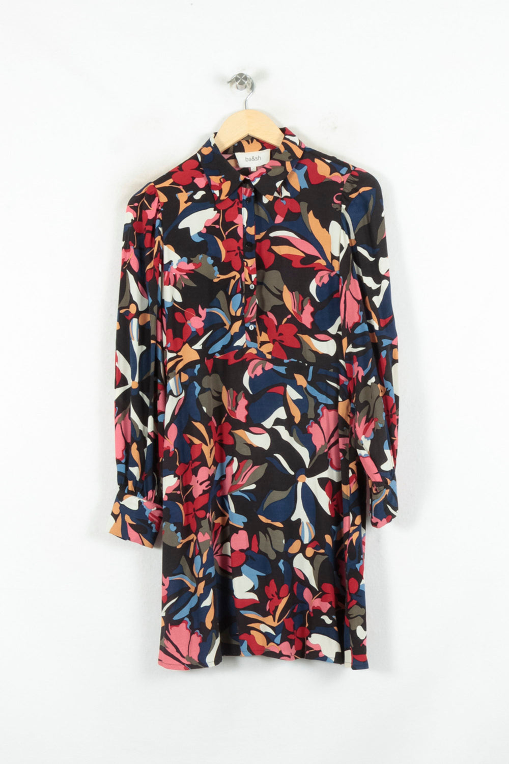 Robe Midi Multicolore - Taille S/36 de la marque ba&sh | PARAD80790 - Vendu par Paradigme - Image 2