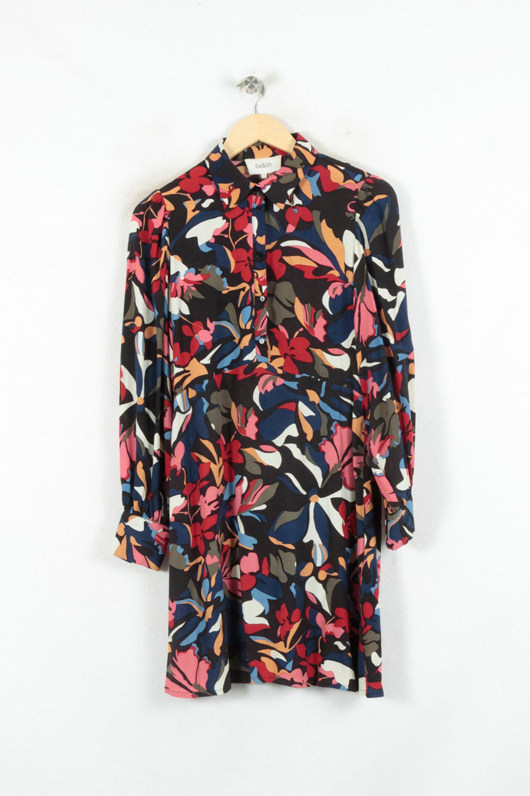 Robe Midi Multicolore - Taille S/36 de la marque ba&sh | PARAD80790 - Vendu par Paradigme - Image 2