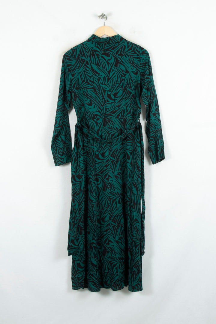 Robe Longue Verte et Noire - Taille S/36 de la marque La Fée Maraboutée | PARAD80792 - Vendu par Paradigme - Image 4