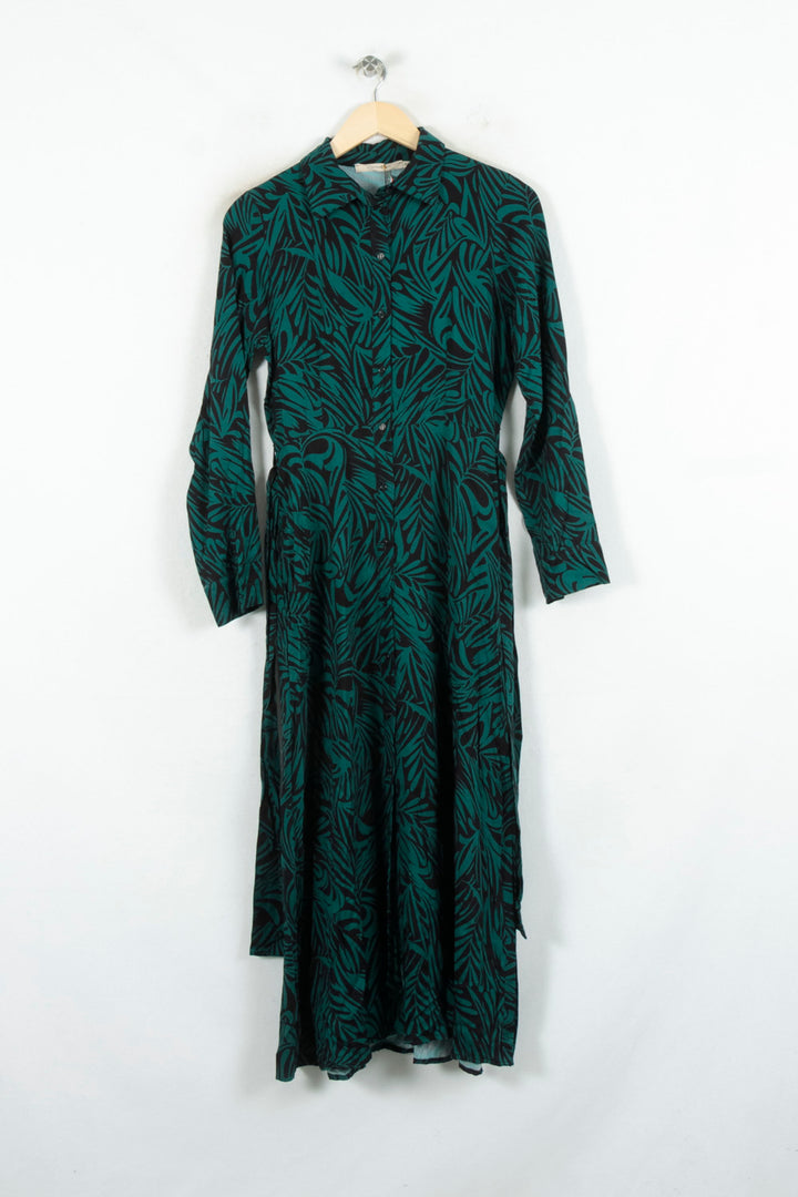 Robe Longue Verte et Noire - Taille S/36 de la marque La Fée Maraboutée | PARAD80792 - Vendu par Paradigme - Image 2