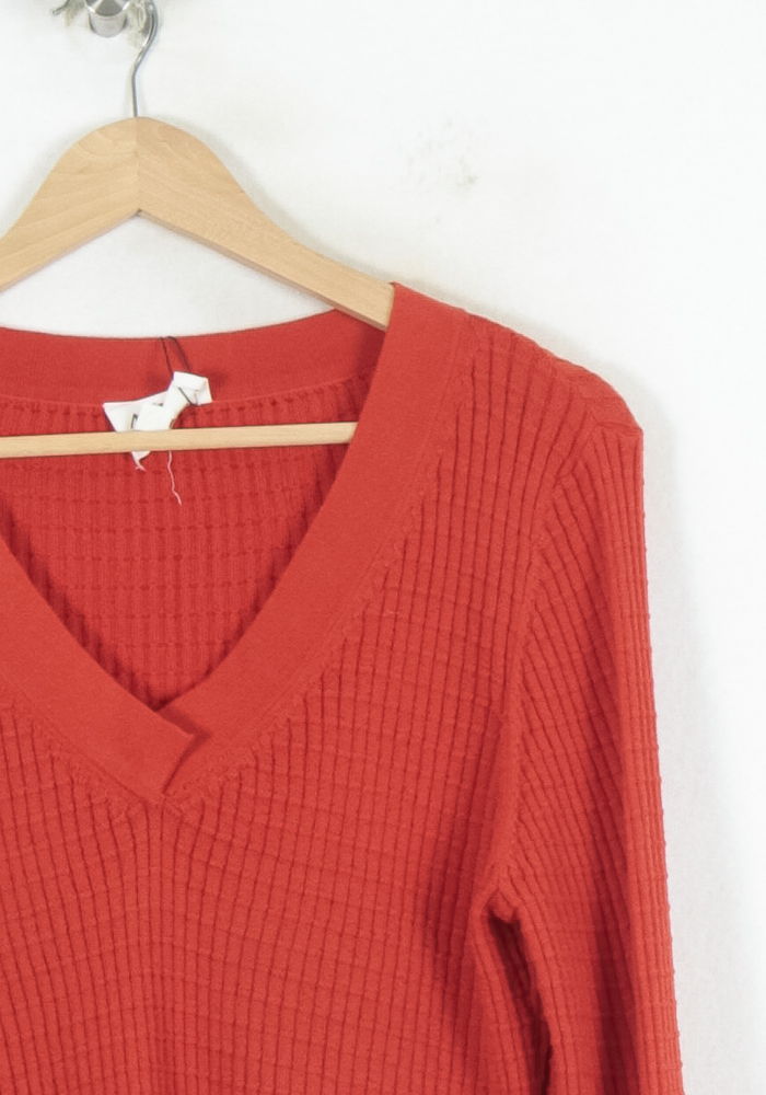 Pull Orange - Taille XXL/44 de la marque Maison 123 | PARAD80797 - Vendu par Paradigme - Image 3