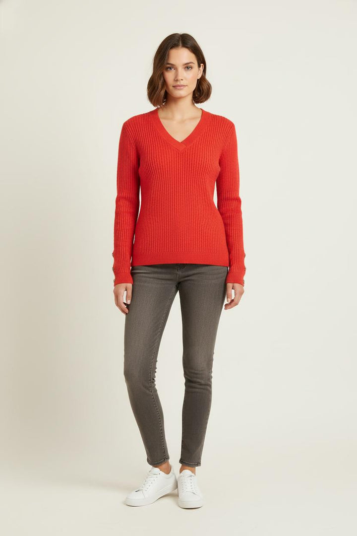 Pull Orange - Taille XXL/44 de la marque Maison 123 | PARAD80797 - Vendu par Paradigme - Image 1