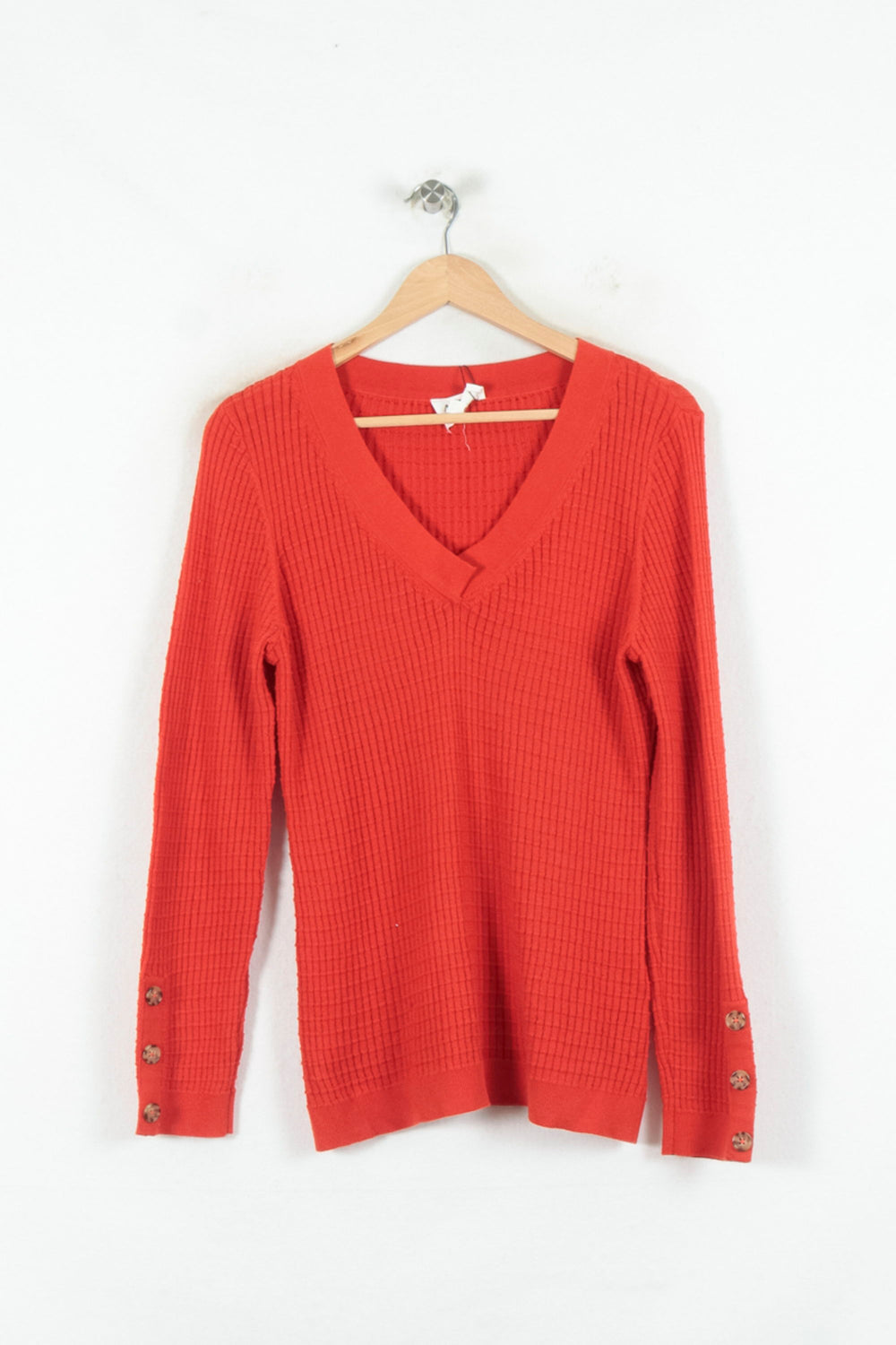 Pull Orange - Taille XXL/44 de la marque Maison 123 | PARAD80797 - Vendu par Paradigme - Image 2