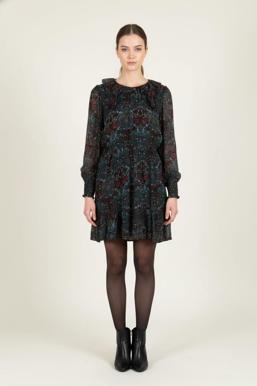 Robe Courte Multicolore - Taille XS/34 de la marque ba&sh | PARAD80799 - Vendu par Paradigme - Image 1