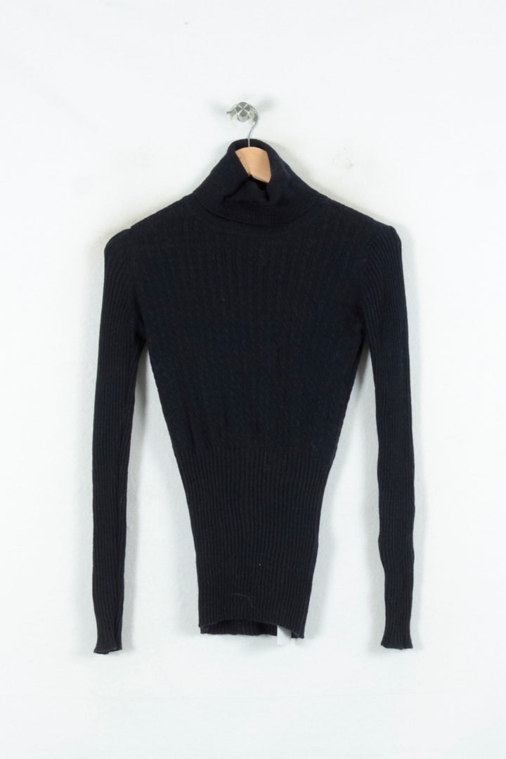 Pull Col Roulé Bleu - Taille S/36 de la marque Rouje | PARAD80803 - Vendu par Paradigme - Image 2
