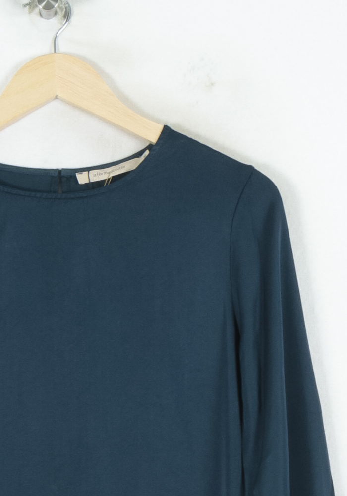 Blouse Bleue - Taille M/38 de la marque La Fée Maraboutée | PARAD80804 - Vendu par Paradigme - Image 3