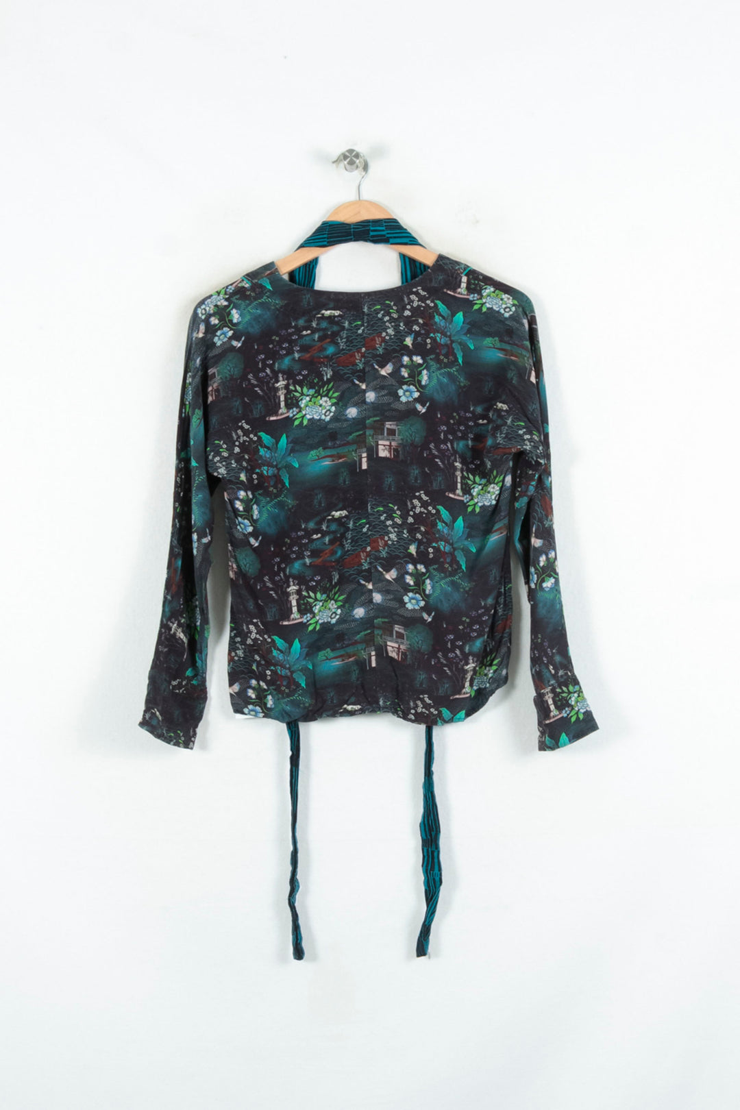 Blouse Bleu - Taille XS/34 de la marque La Fée Maraboutée | PARAD80806 - Vendu par Paradigme - Image 4