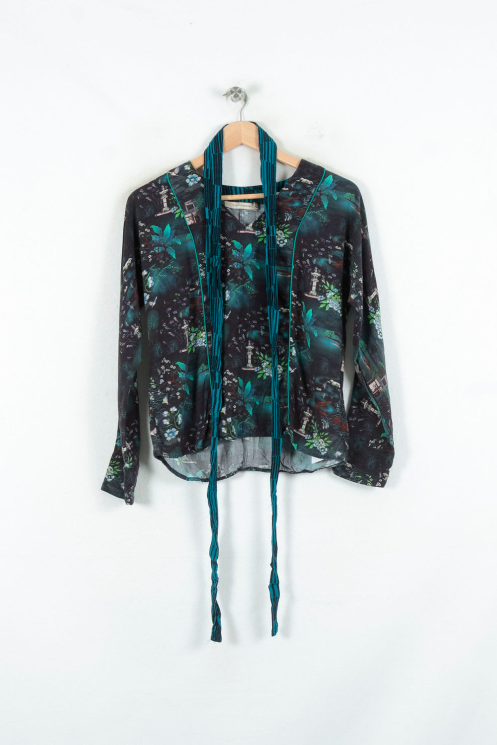 Blouse Bleu - Taille XS/34 de la marque La Fée Maraboutée | PARAD80806 - Vendu par Paradigme - Image 2