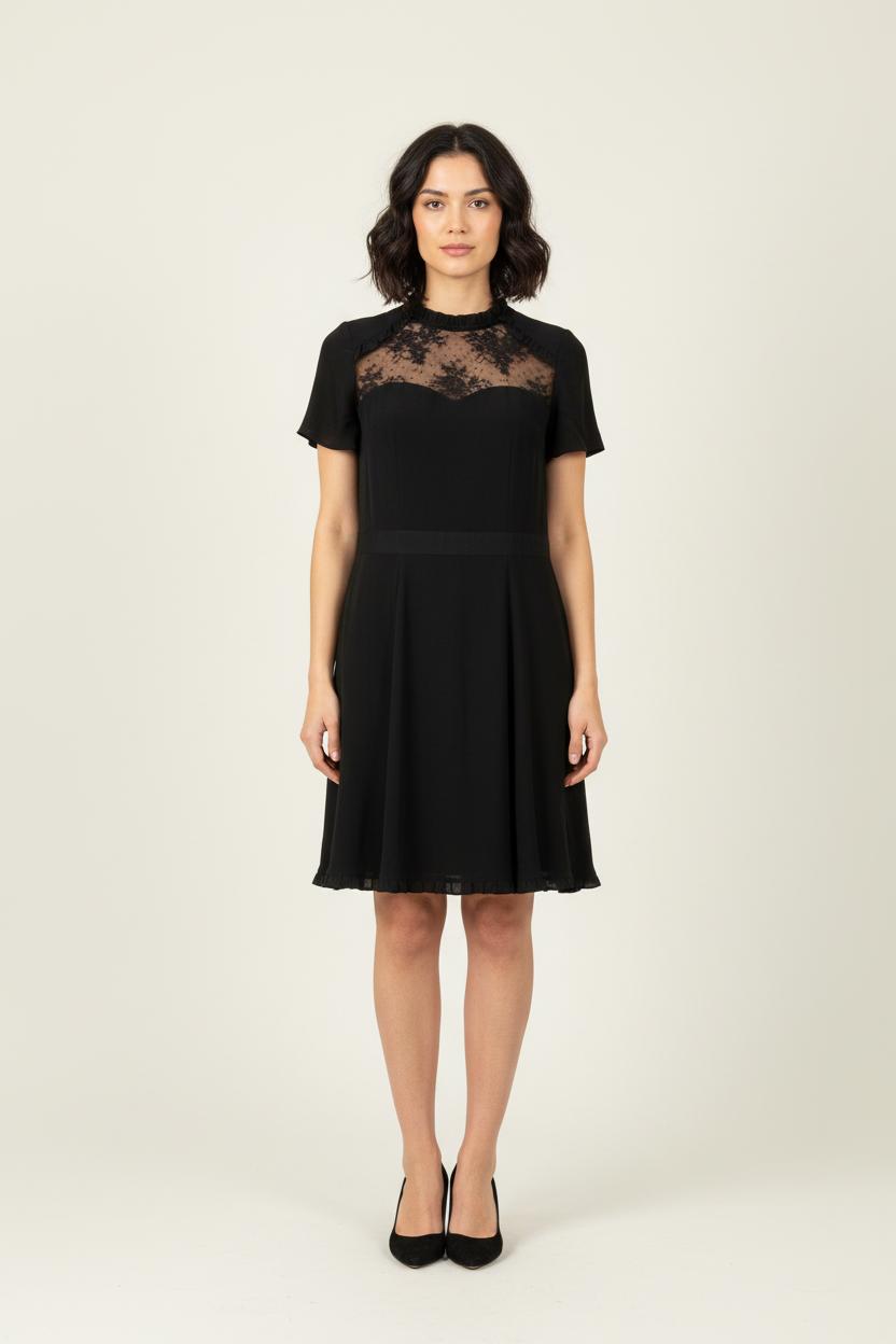 Robe Courte Noire - Taille XXS/32 de la marque The Kooples | PARAD80808 - Vendu par Paradigme - Image 1