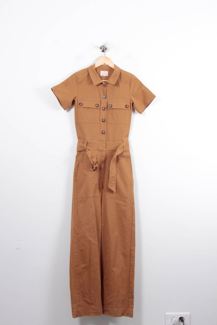 Combinaison Pantalon Beige - Taille XS/34 de la marque Sézane | PARAD80810 - Vendu par Paradigme - Image 2