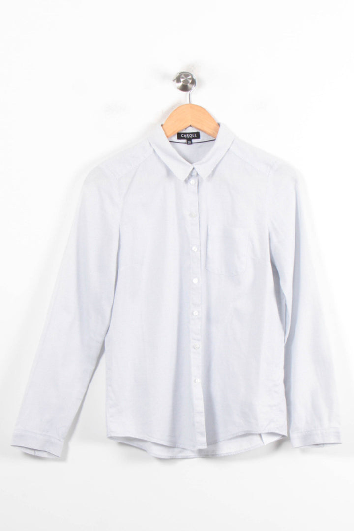 Chemise Blanche - Taille M/38 de la marque Caroll | PARAD80827 - Vendu par Paradigme - Image 2