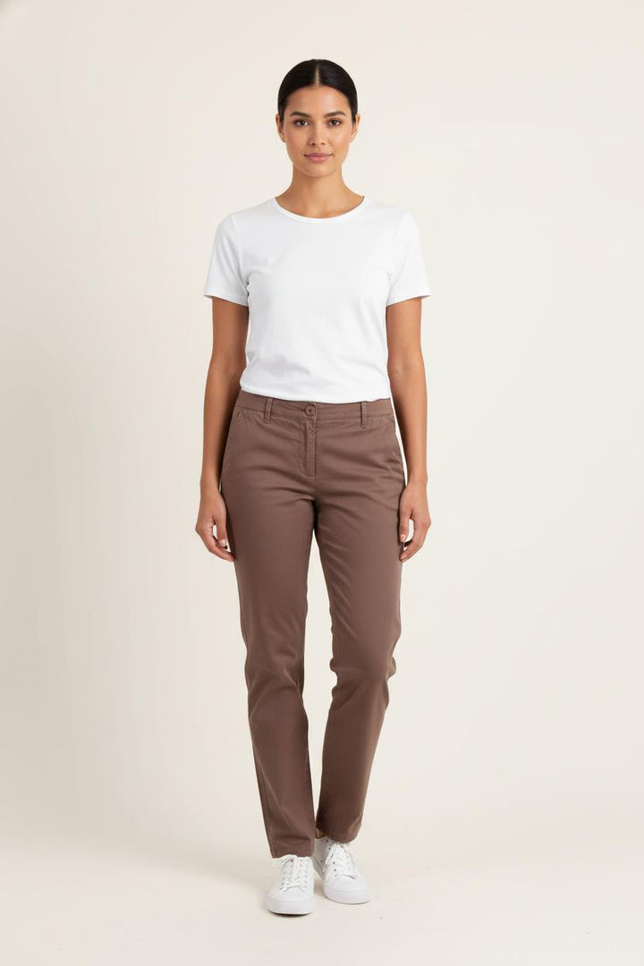 Chino Marron - Taille M/38 de la marque Caroll | PARAD80842 - Vendu par Paradigme - Image 1