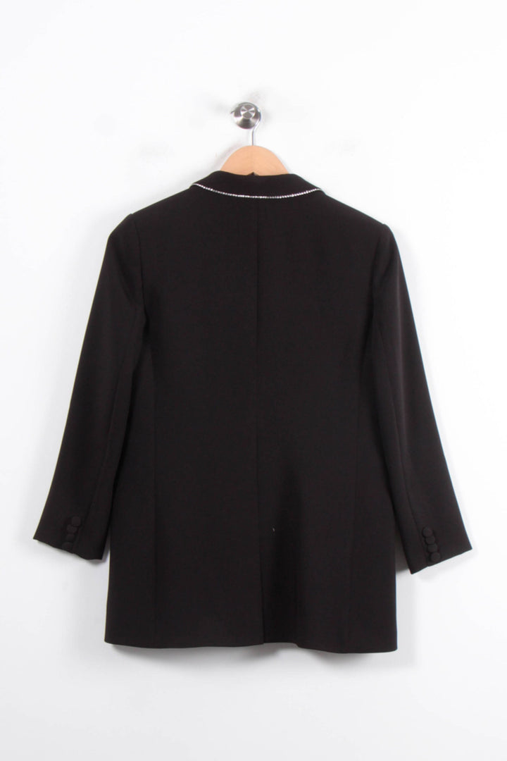 Blazer Noir - Taille S/36 de la marque The Kooples | PARAD80855 - Vendu par Paradigme - Image 4