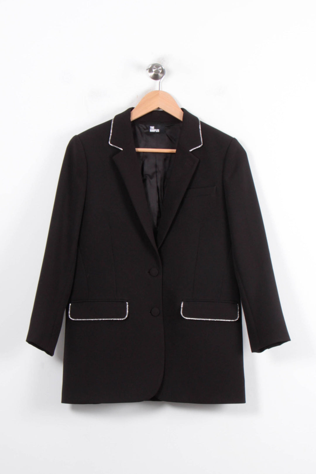 Blazer Noir - Taille S/36 de la marque The Kooples | PARAD80855 - Vendu par Paradigme - Image 2