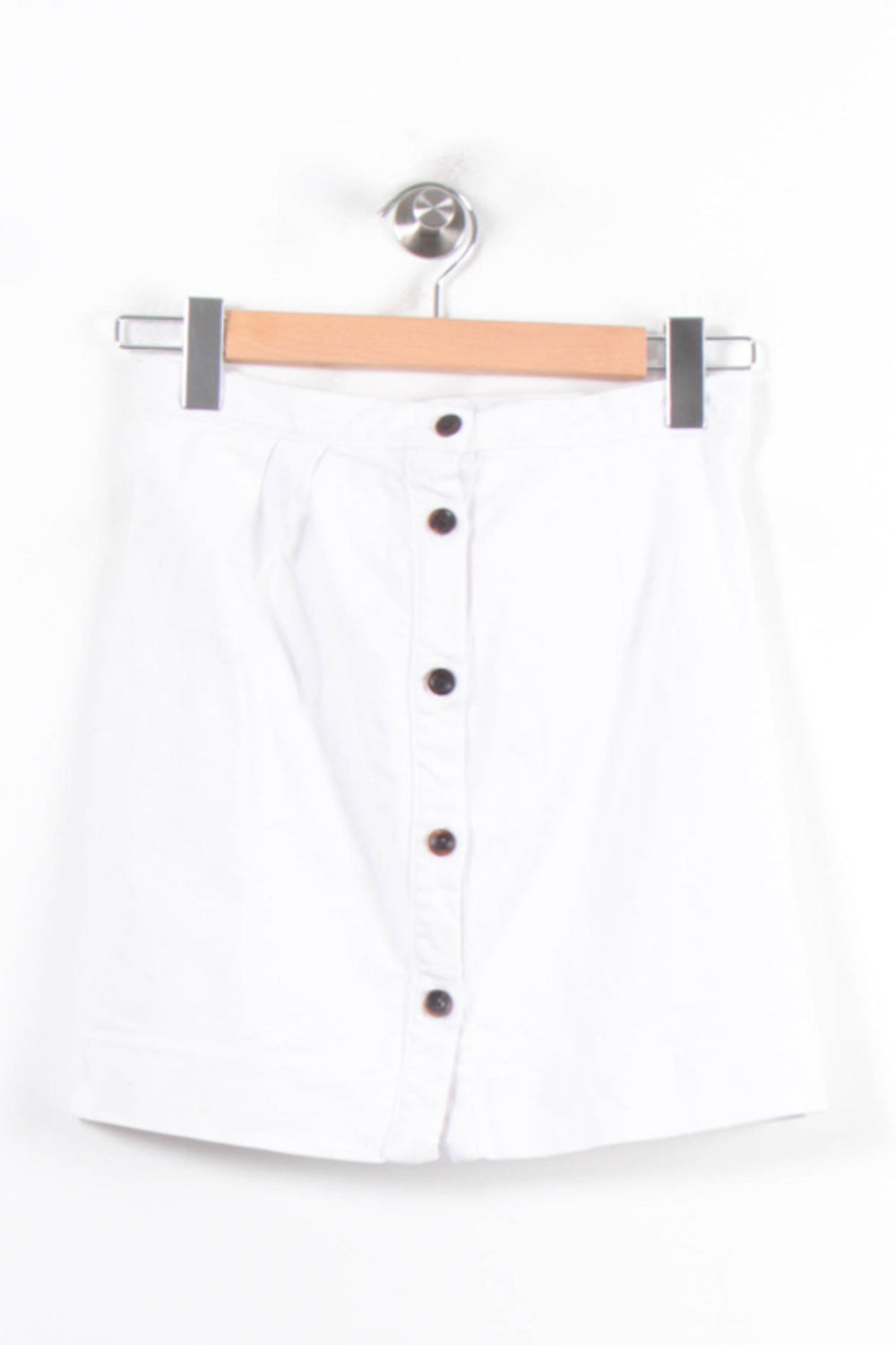 Jupe Boutonnée Blanche - Taille XS/34 de la marque Soeur | PARAD80856 - Vendu par Paradigme - Image 2