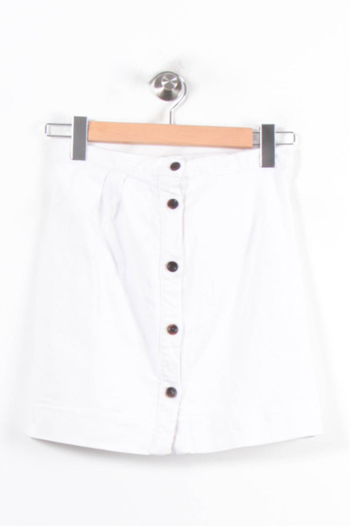 Jupe Boutonnée Blanche - Taille XS/34 de la marque Soeur | PARAD80856 - Vendu par Paradigme - Image 2