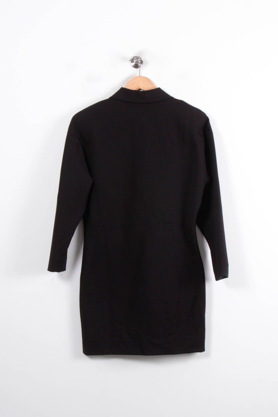 Robe Chemise Noire - Taille S/36 de la marque Sandro | PARAD80858 - Vendu par Paradigme - Image 4