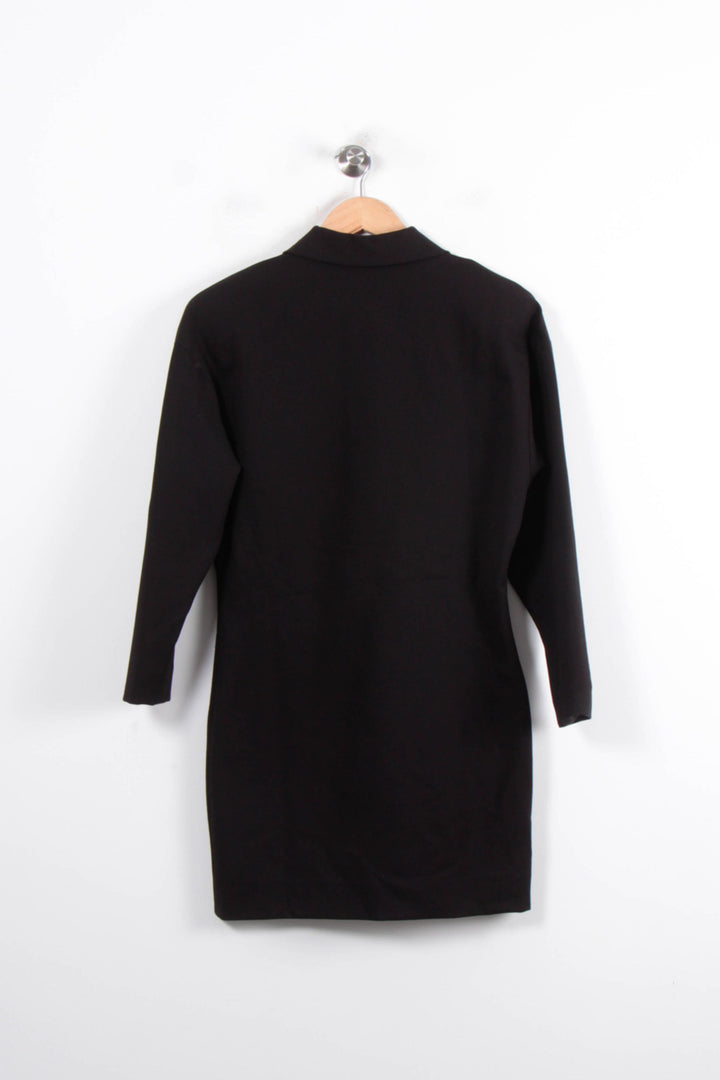 Robe Chemise Noire - Taille S/36 de la marque Sandro | PARAD80858 - Vendu par Paradigme - Image 4