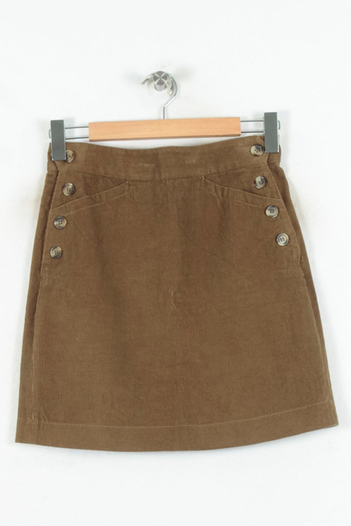 Jupe Marron - Taille S/36 de la marque Petite Mendigote | PARAD80866 - Vendu par Paradigme - Image 2