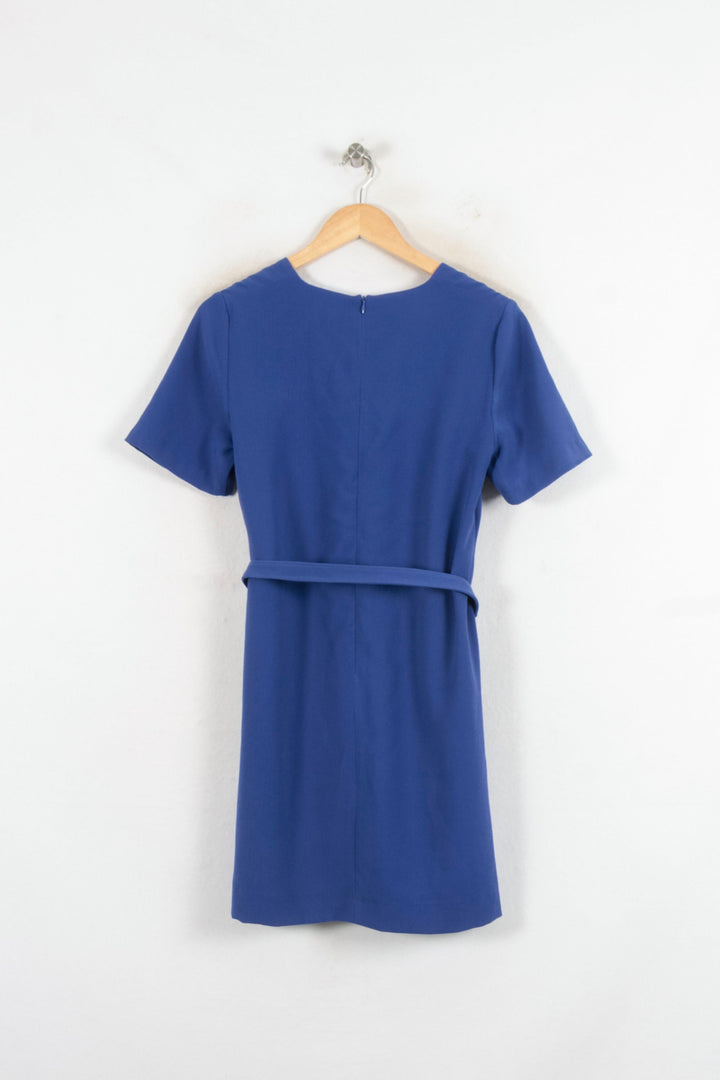 Robe Courte Bleue - Taille S/36 de la marque Caroll | PARAD80880 - Vendu par Paradigme - Image 4