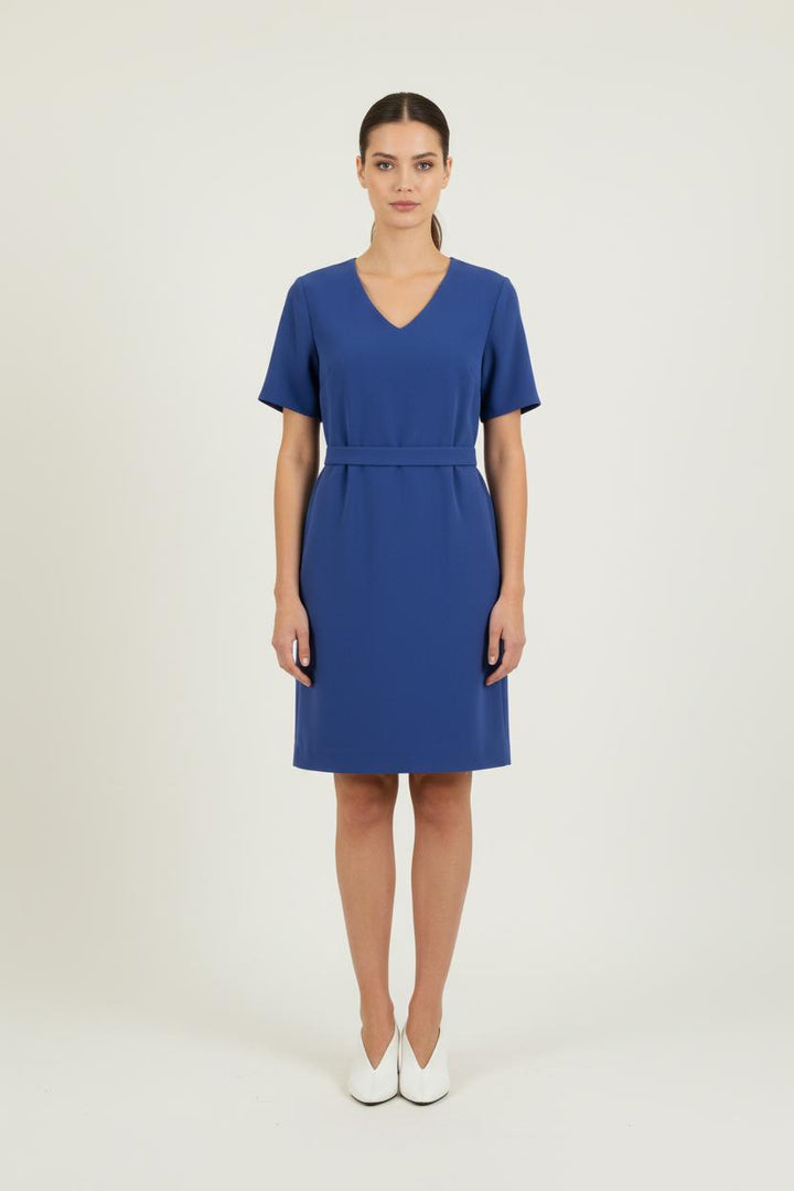 Robe Courte Bleue - Taille S/36 de la marque Caroll | PARAD80880 - Vendu par Paradigme - Image 1