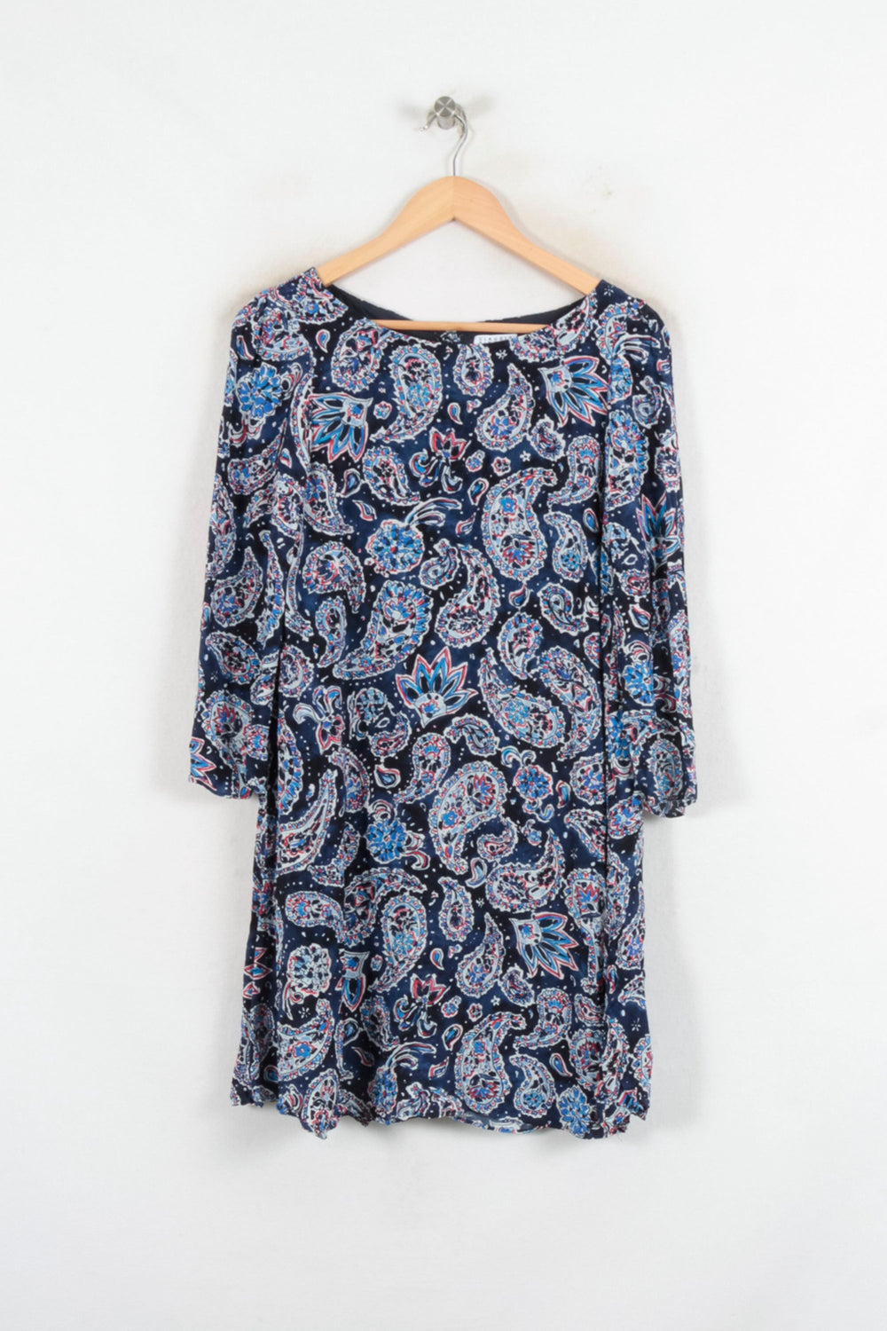 Robe Courte Bleue - Taille S/36 de la marque Claudie Pierlot | PARAD80882 - Vendu par Paradigme - Image 2