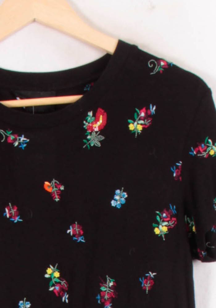 T-shirt Noir - Taille XS/34 de la marque The Kooples | PARAD80889 - Vendu par Paradigme - Image 3