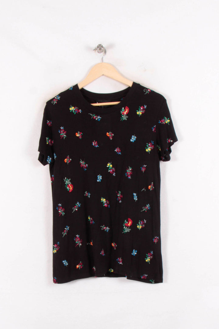 T-shirt Noir - Taille XS/34 de la marque The Kooples | PARAD80889 - Vendu par Paradigme - Image 2