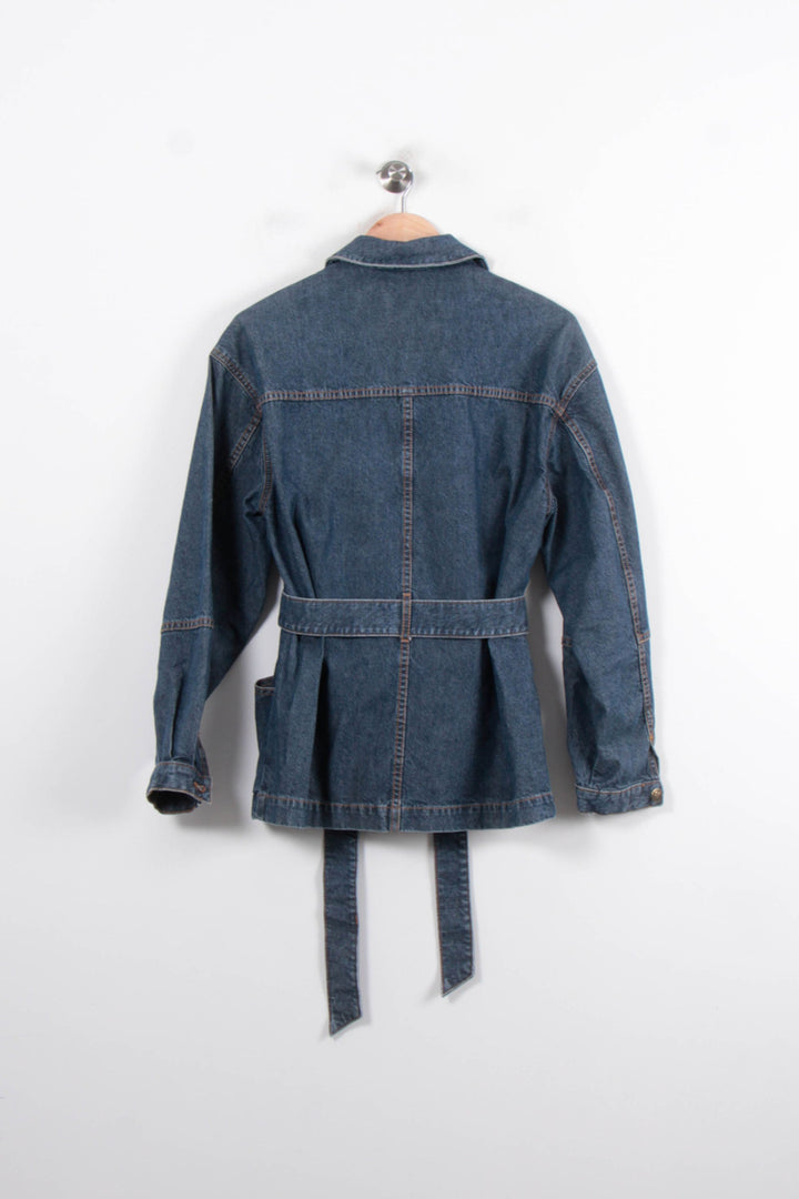 Veste En Jean Bleue - Taille M/38 de la marque Des petits hauts | PARAD80902 - Vendu par Paradigme - Image 4