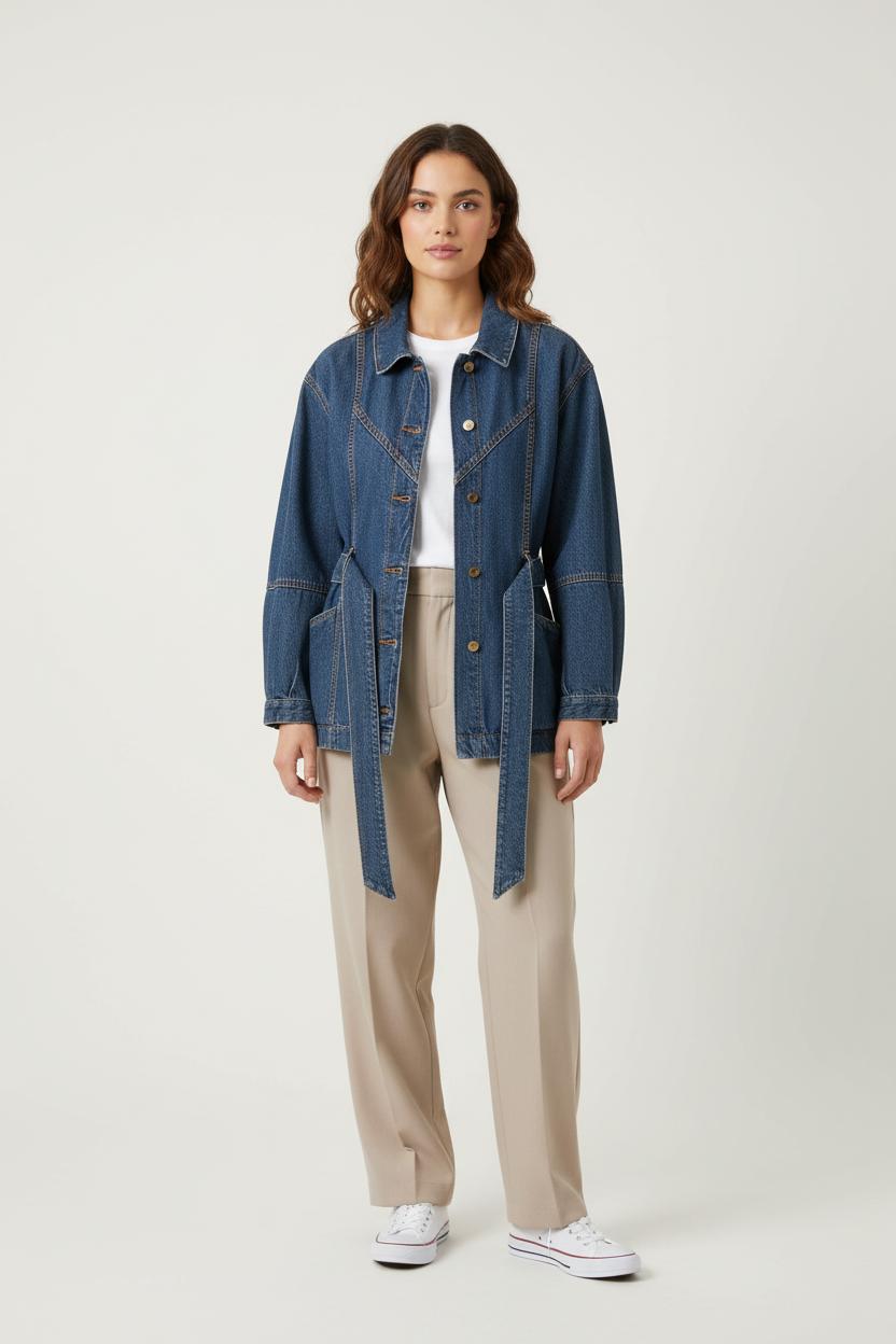 Veste En Jean Bleue - Taille M/38 de la marque Des petits hauts | PARAD80902 - Vendu par Paradigme - Image 1