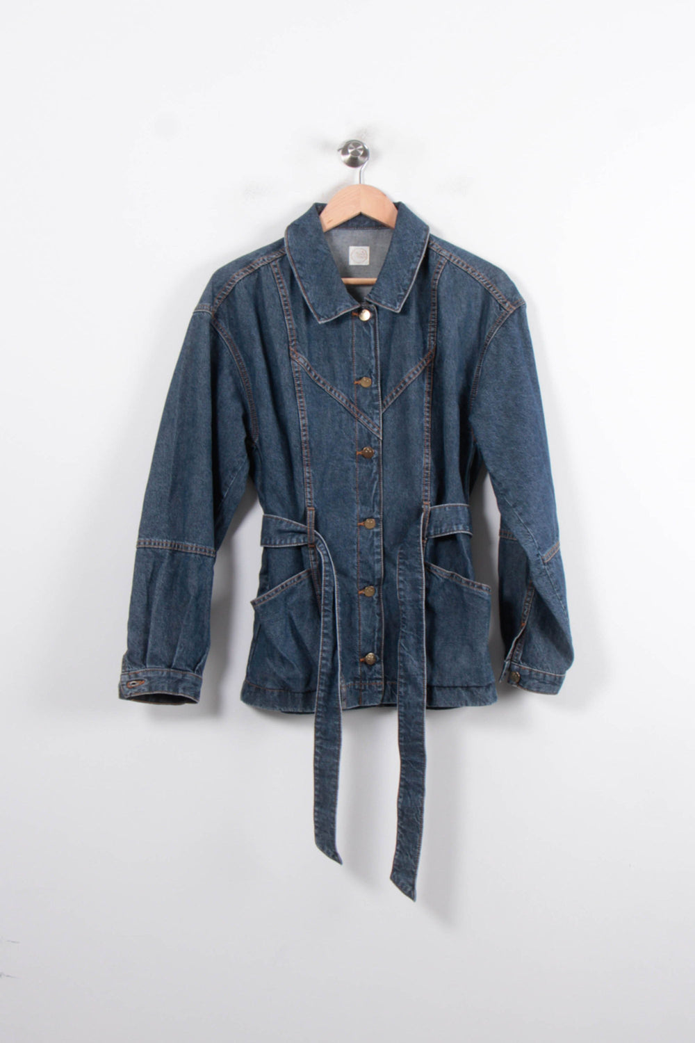 Veste En Jean Bleue - Taille M/38 de la marque Des petits hauts | PARAD80902 - Vendu par Paradigme - Image 2