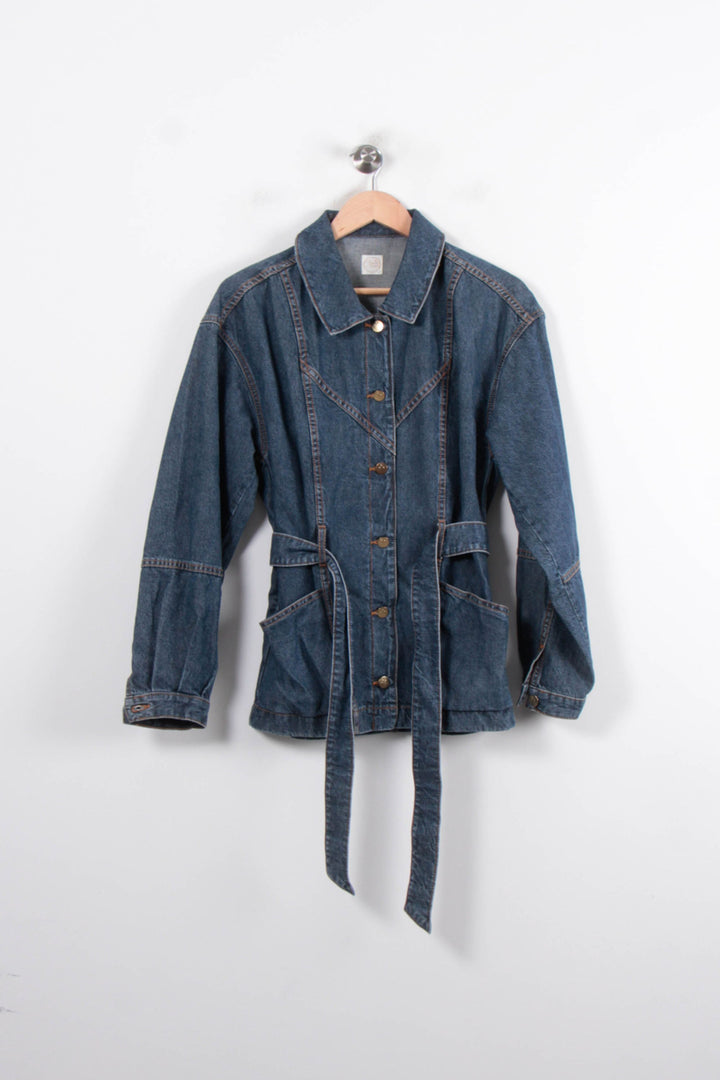 Veste En Jean Bleue - Taille M/38 de la marque Des petits hauts | PARAD80902 - Vendu par Paradigme - Image 2