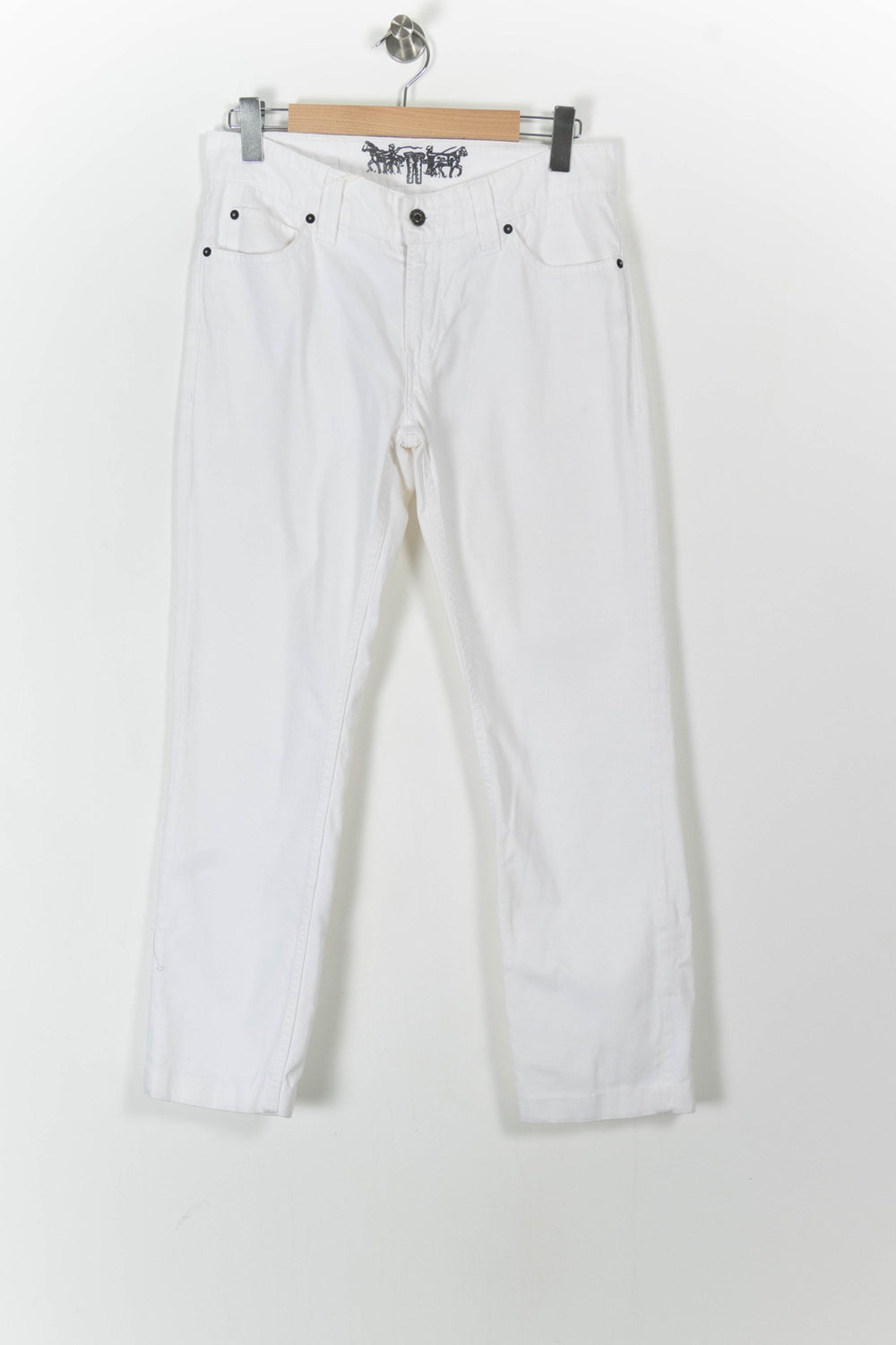 Jean Droit Blanc - Taille L/40 de la marque Levi's | PARAD80904 - Vendu par Paradigme - Image 2