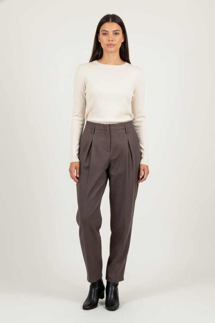 Pantalon Marron - Taille L/40 de la marque La Fée Maraboutée | PARAD80909 - Vendu par Paradigme - Image 1