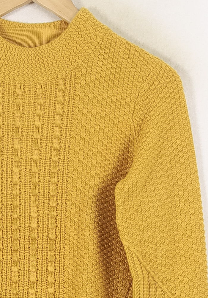 Pull Jaune - Taille S/36 de la marque Maison 123 | PARAD80913 - Vendu par Paradigme - Image 3
