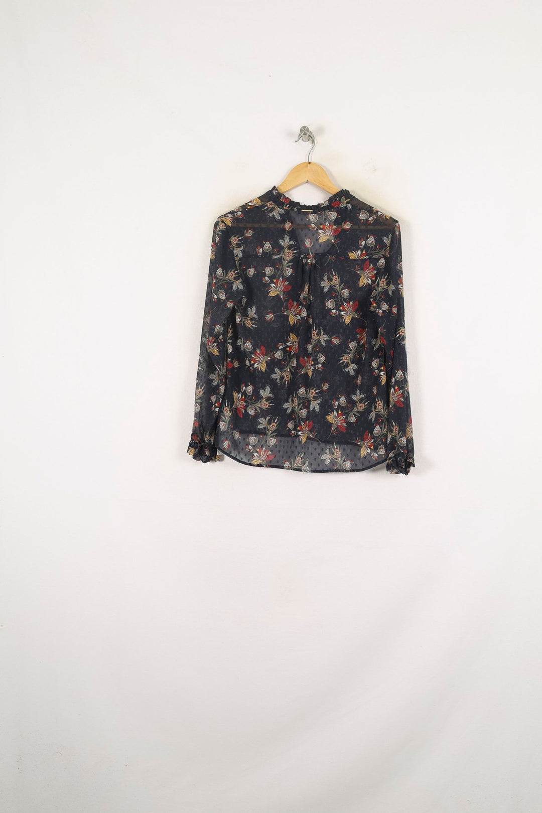 Blouse Fleurie Bleu - Taille XS/34 de la marque One Step | PARAD80916 - Vendu par Paradigme - Image 4