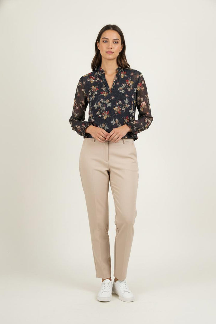 Blouse Fleurie Bleu - Taille XS/34 de la marque One Step | PARAD80916 - Vendu par Paradigme - Image 1