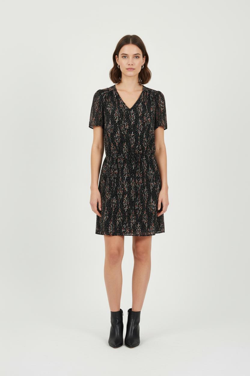 Robe Courte Noire - Taille XS/34 de la marque One Step | PARAD80918 - Vendu par Paradigme - Image 1