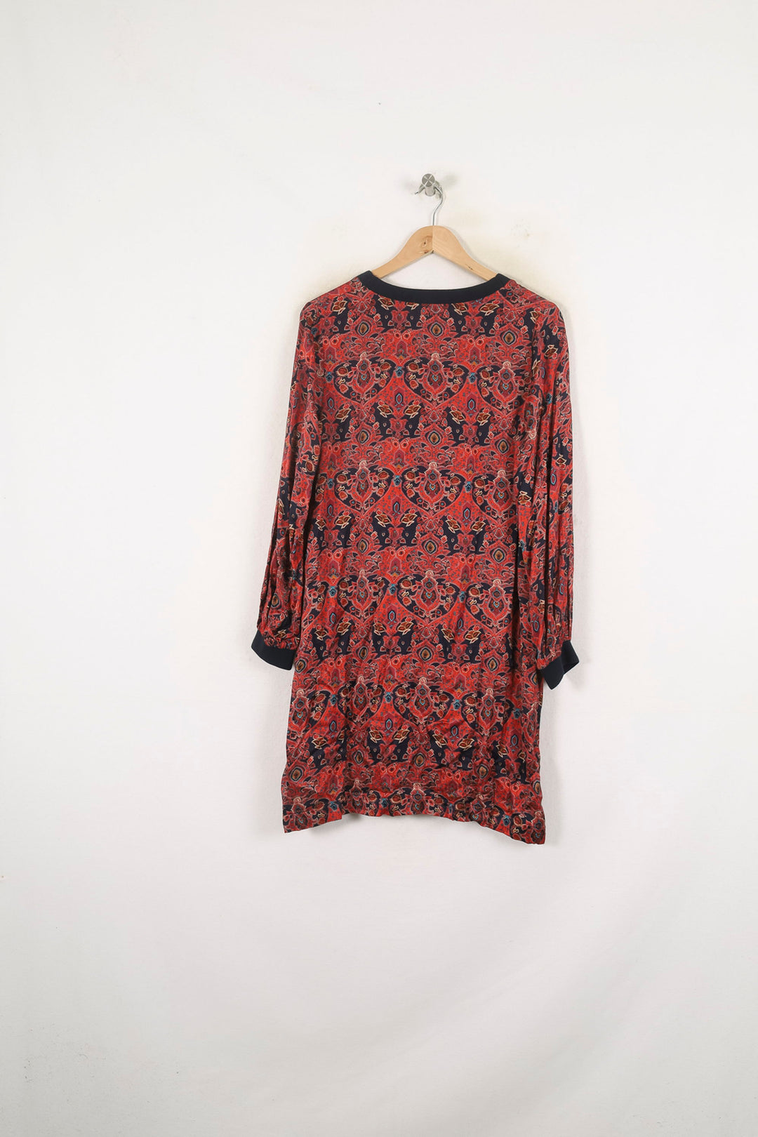 Robe Bordeaux et Noire - Taille M/38 de la marque La Fée Maraboutée | PARAD80923 - Vendu par Paradigme - Image 4