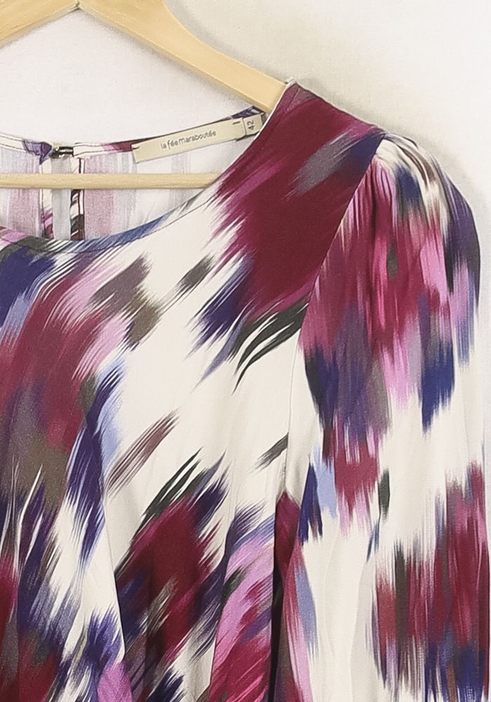 Robe Multicolore - Taille XL/42 de la marque La Fée Maraboutée | PARAD80925 - Vendu par Paradigme - Image 3