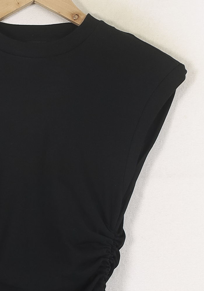 Robe Courte Noire - Taille XS/34 de la marque All Saints | PARAD80927 - Vendu par Paradigme - Image 3