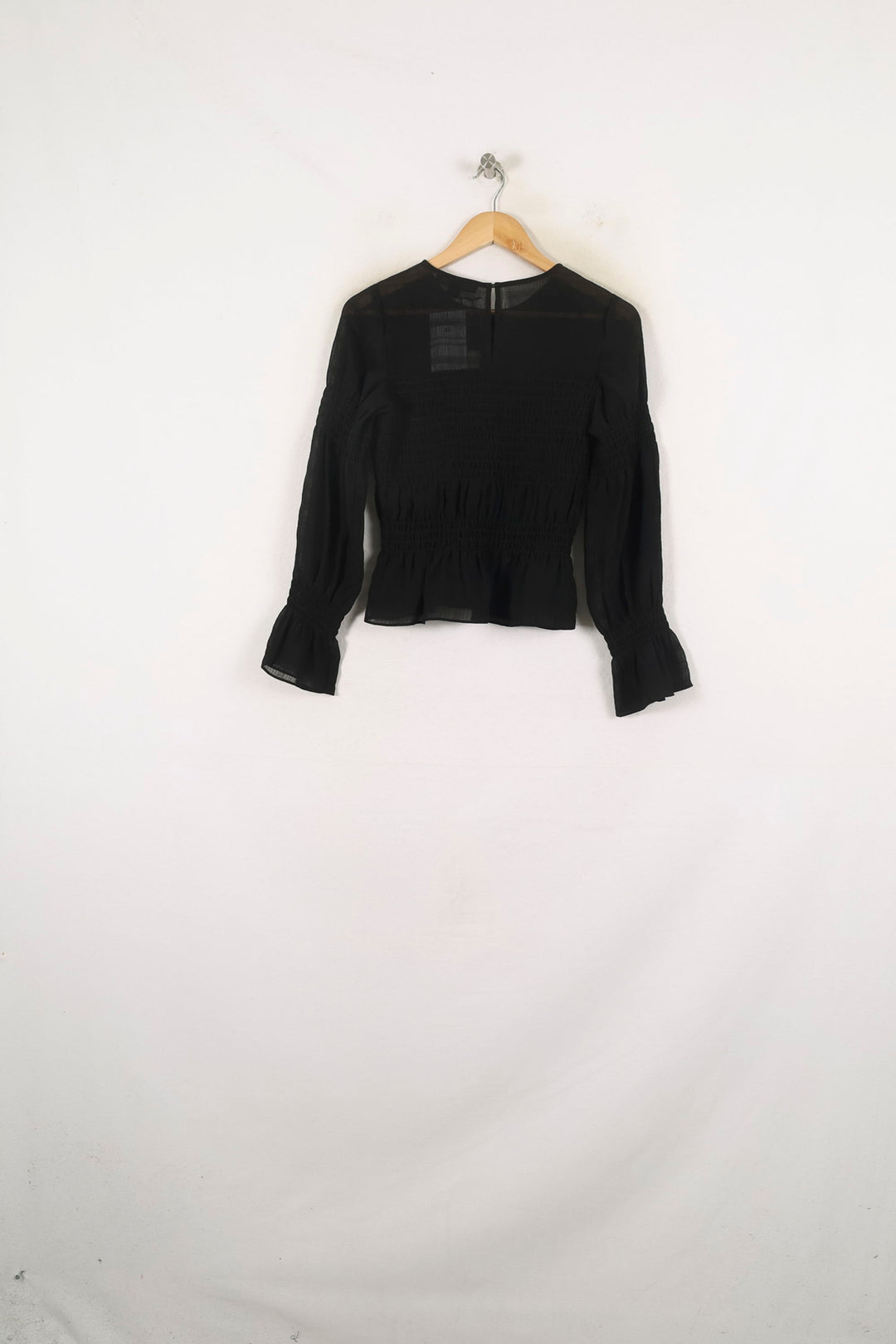 Blouse Noire - Taille XS/34 de la marque All Saints | PARAD80928 - Vendu par Paradigme - Image 4