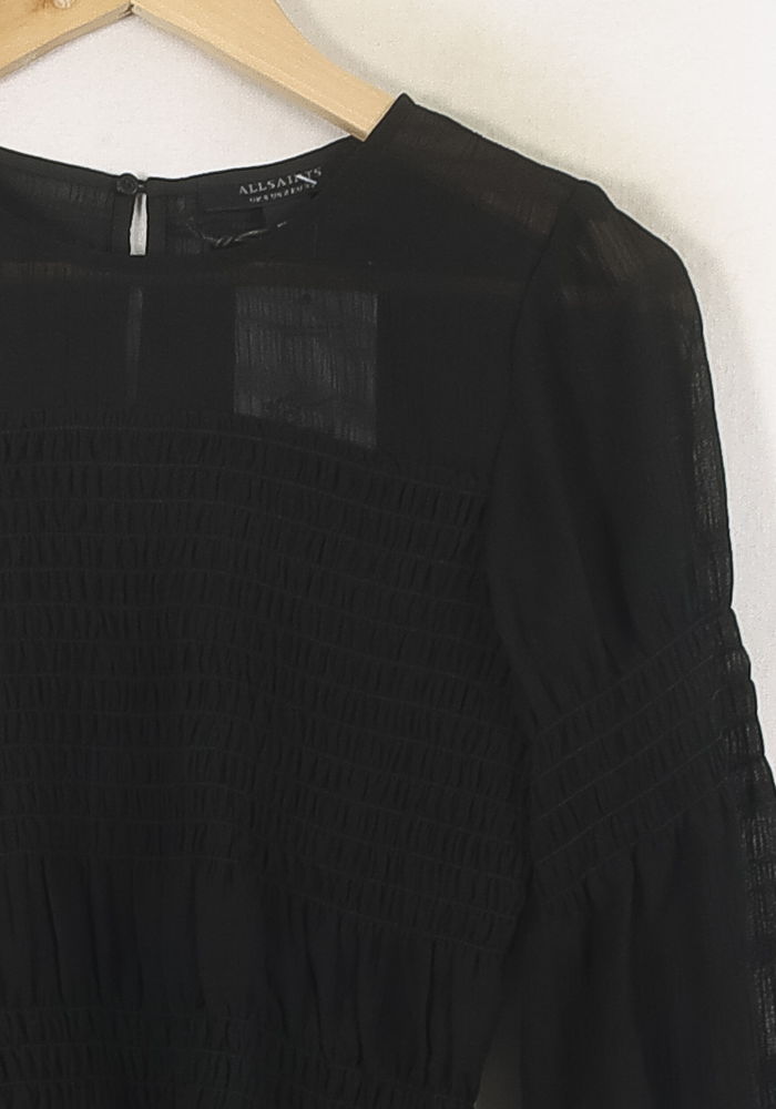 Blouse Noire - Taille XS/34 de la marque All Saints | PARAD80928 - Vendu par Paradigme - Image 3