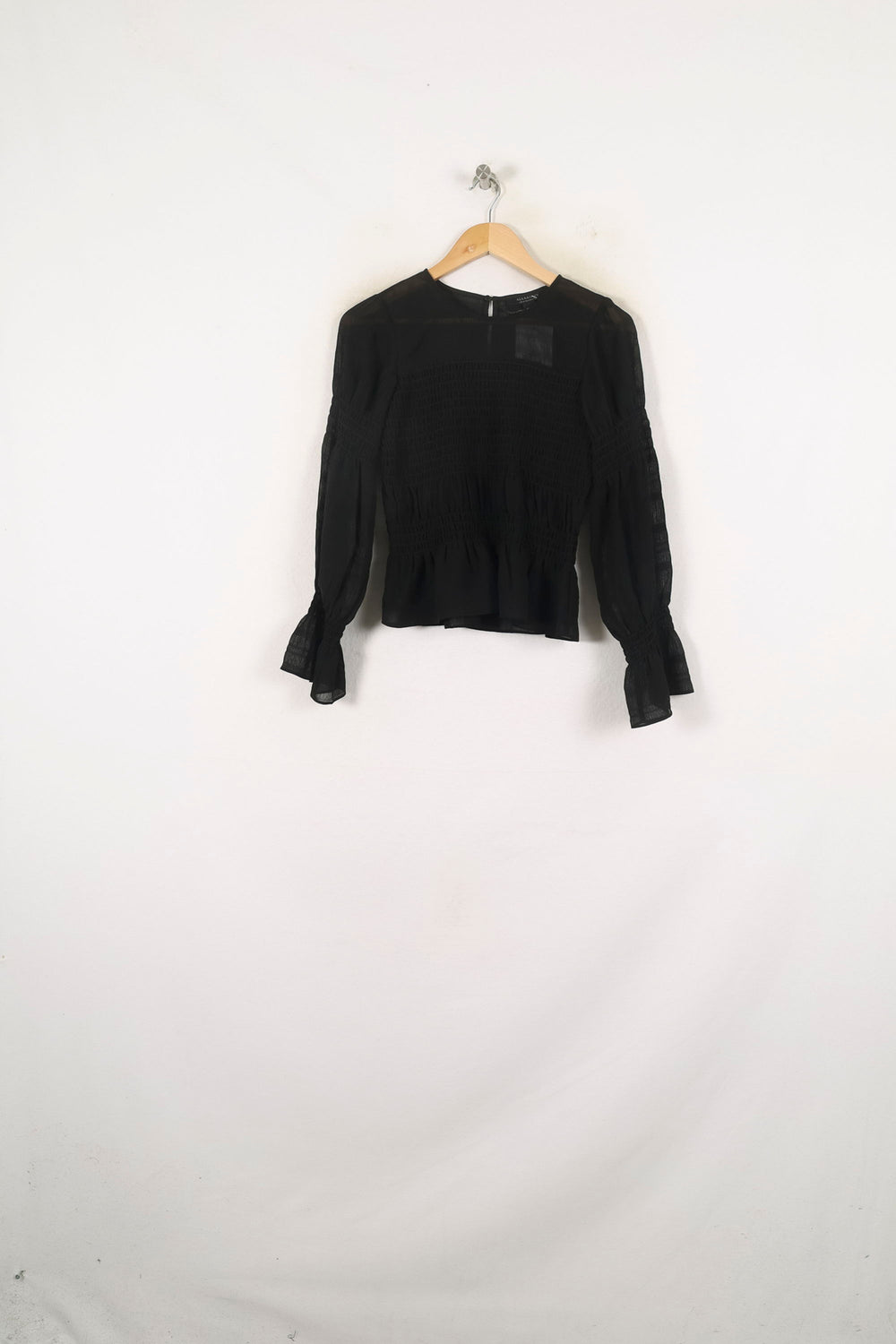 Blouse Noire - Taille XS/34 de la marque All Saints | PARAD80928 - Vendu par Paradigme - Image 2