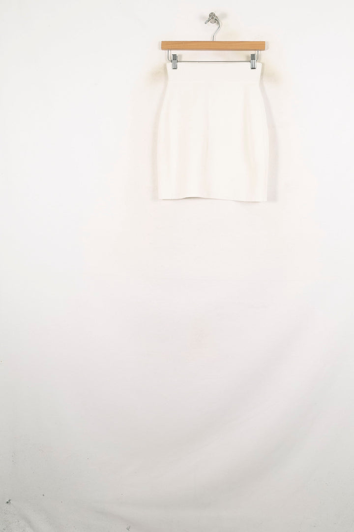 Jupe Crayon Blanche - Taille XS/34 de la marque Claudie Pierlot | PARAD80932 - Vendu par Paradigme - Image 4